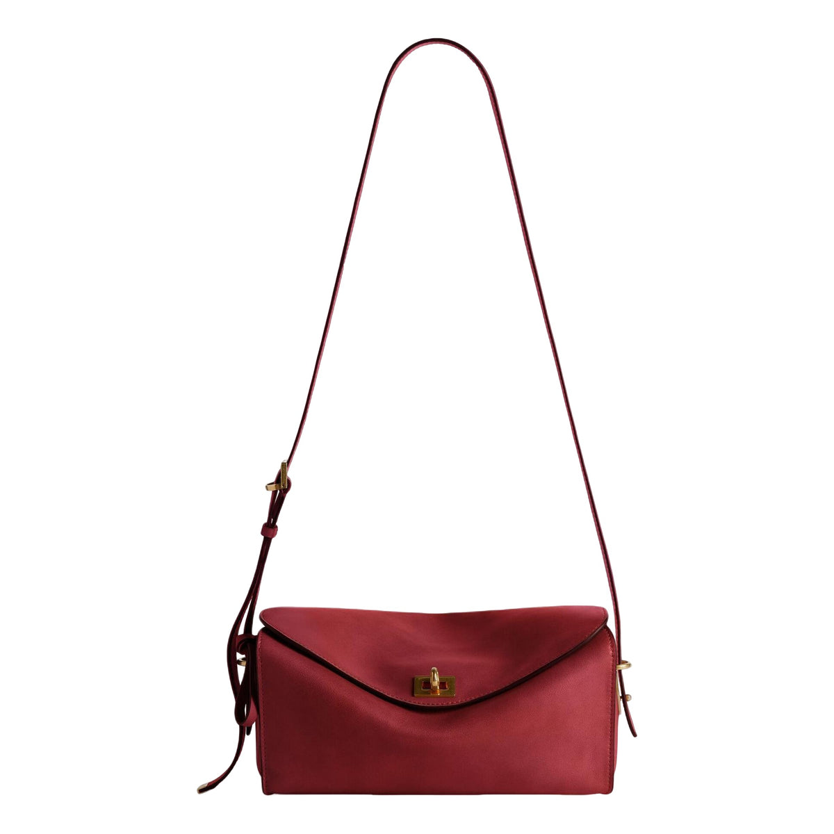 Balenciaga Le 7 Shoulder Bag Medium 'Ruby Moka' 8681022ACJZ2362