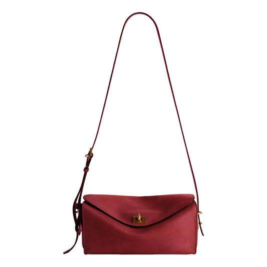 Balenciaga Le 7 Shoulder Bag Medium 'Ruby Moka' 8681022ACJZ2362