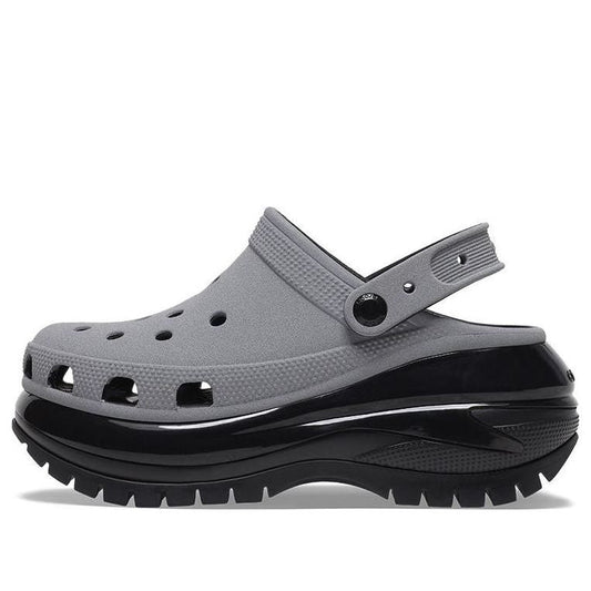 Crocs Mega Crush Reflective Clogs 'Grey Black' 209172-1LP
