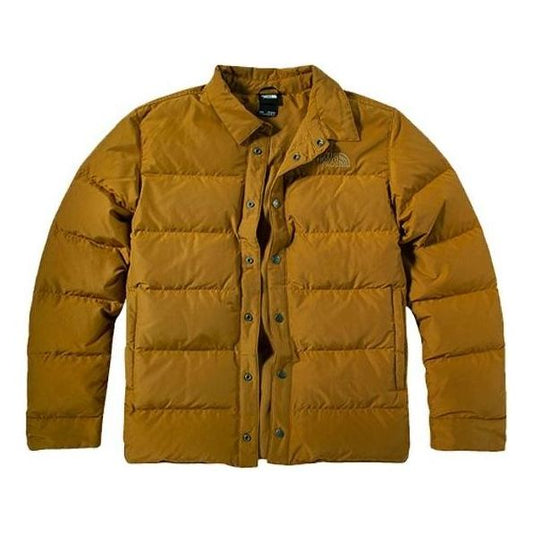 THE NORTH FACE Snow Down Mid Layer Jacket 'Brown' 4NBJ-173