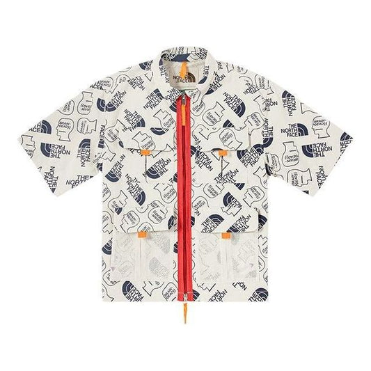 THE NORTH FACE X Brain Dead 76 Boxy Ss Mountain Shirt 'White' 529V-WF4