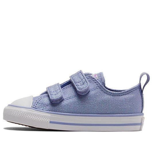 (TD) Converse Chuck Taylor All Star Easy-On Iridescent Low Top 'Ultra Violet' A03597C