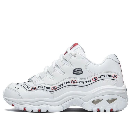 (WMNS) Skechers D Lites Leisure Shoes GS White 13408-WNVR