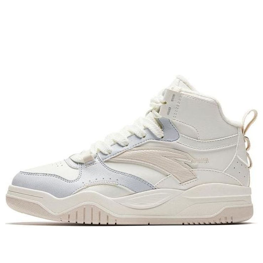 ANTA High Top Skateboarding Shoes 'White Beige Blue' 922348903-1