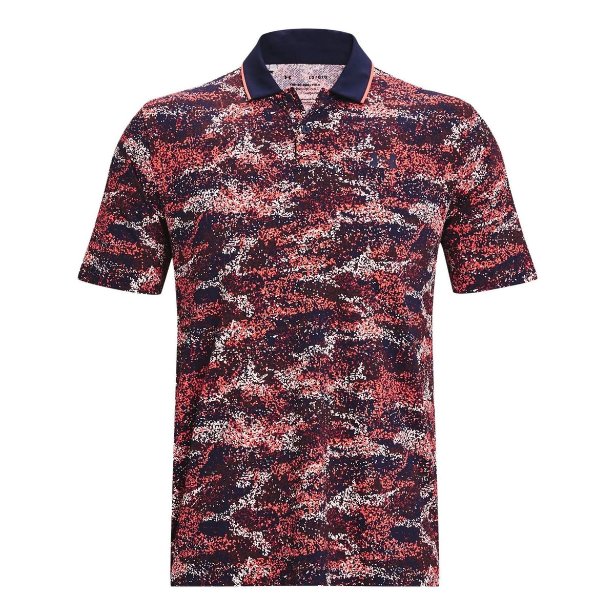 Under Armour Iso-Chill Edge Polo Shirt 'Red Navy' 1377365-410
