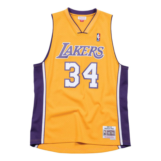 Mitchell & Ness x NBA Los Angeles Lakers 1999-00 Home Swingman Jersey 'Shaquille O'Neal 34' SMJYGS18179-LALLTGD99SON