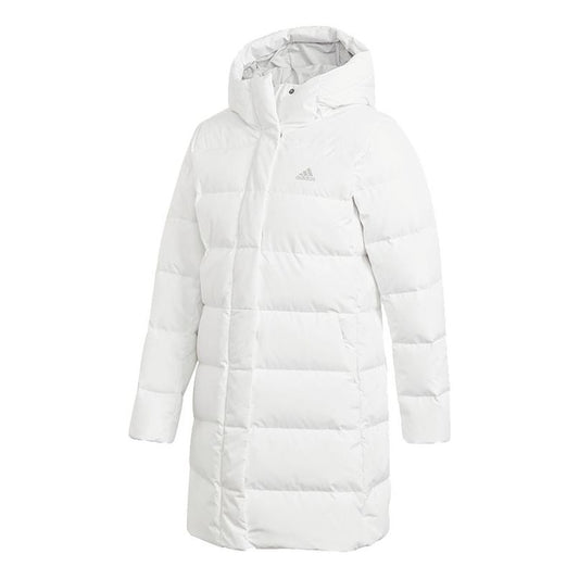 (WMNS) adidas Outdoor MID Down Coat Asia Sizing 'White' GE9992