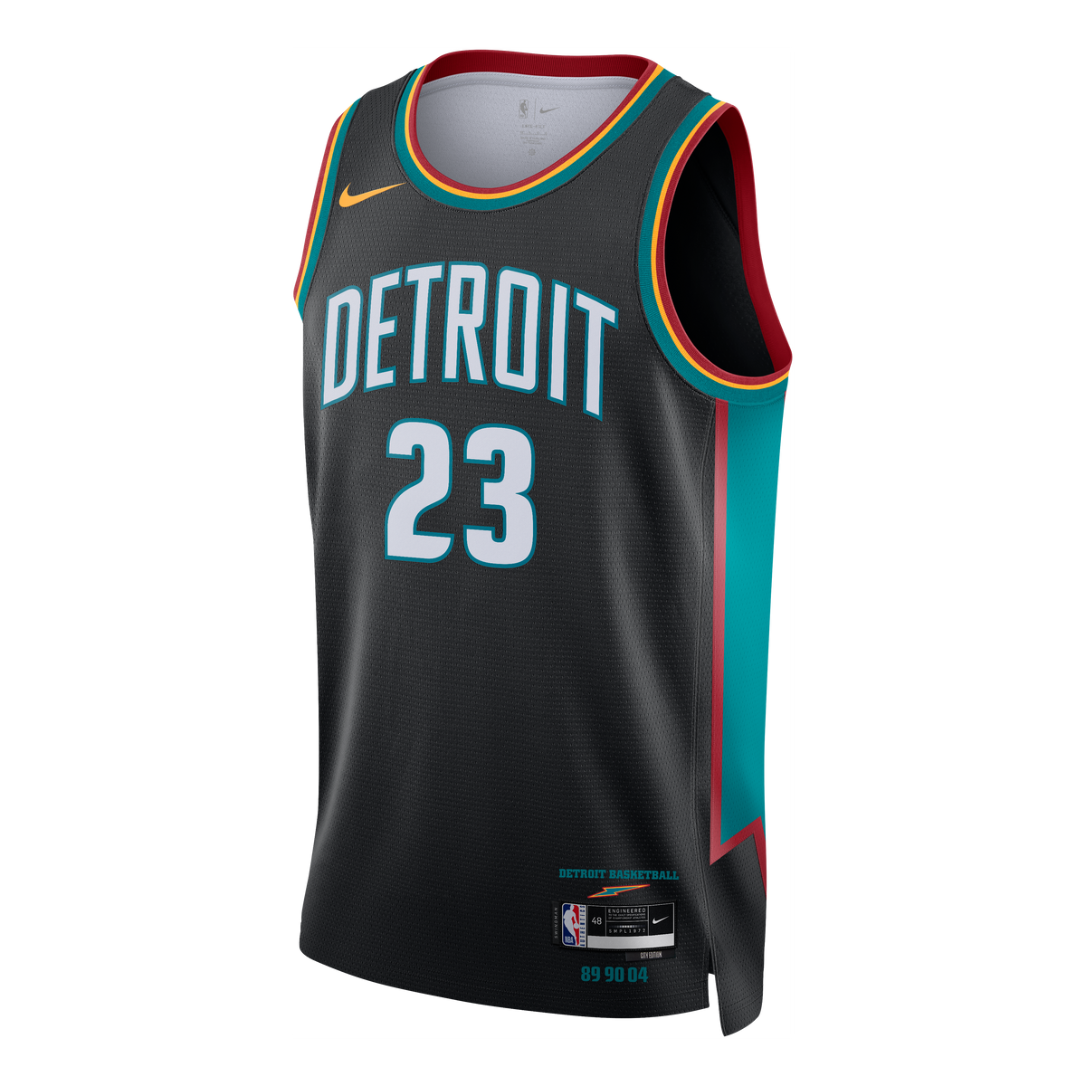 Nike Jaden Ivey Detroit Pistons City Edition NBA Swingman Jersey 'Oil Grey' HM5980-020