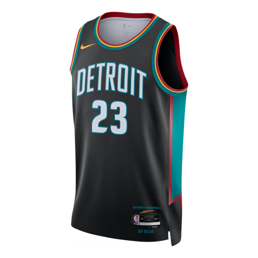 Nike Jaden Ivey Detroit Pistons City Edition NBA Swingman Jersey 'Oil Grey' HM5980-020