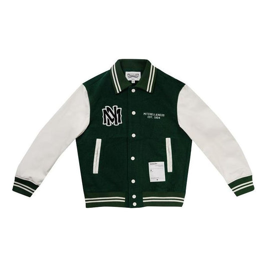 Mitchell & Ness Baseball Varsity Jacket 'Green' MNSYAWTOJT021-GRN