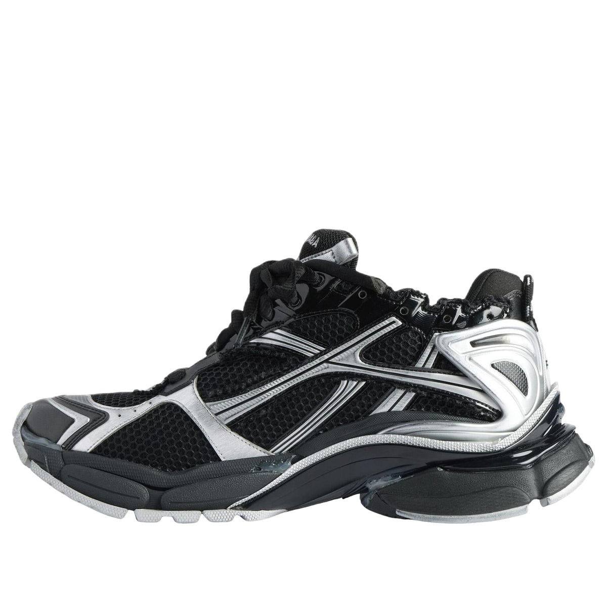 (WMNS) Balenciaga Runner Sneaker 'Black Silver' 772767W3RMU1100