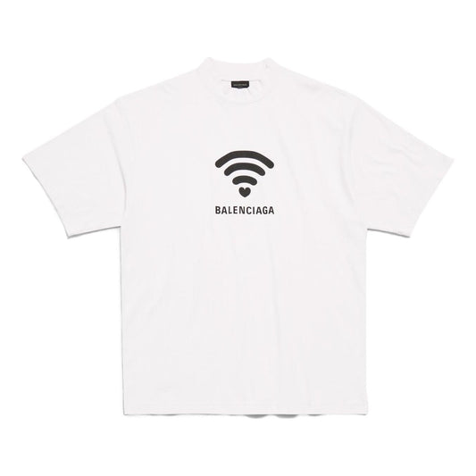 Balenciaga Lo_ve T-shirt 'Off White' 764235TQVK23307