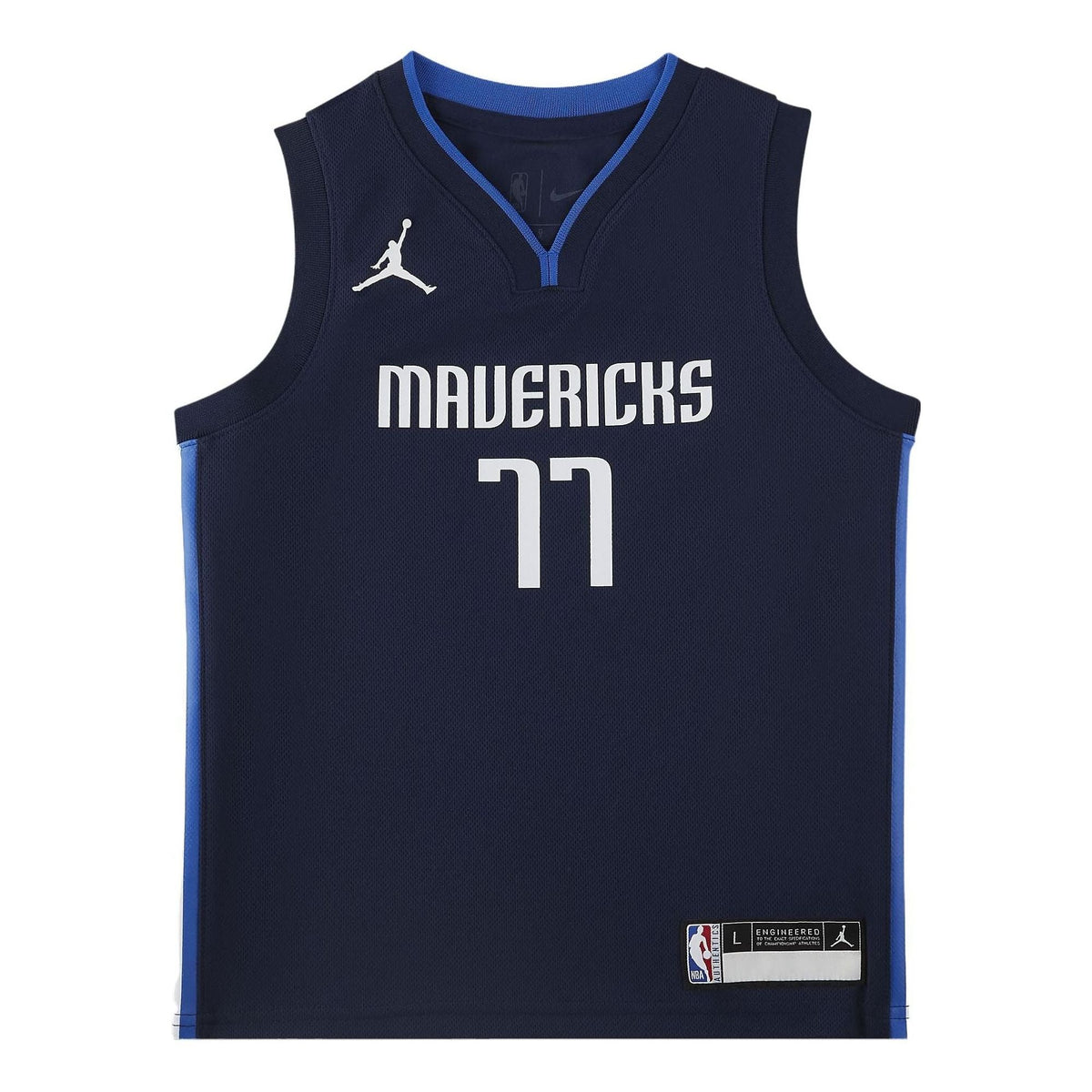 (GS) Air Jordan Dallas Mavericks Dirk Nowitzki Signed Jersey 'Navy' DR1056-419