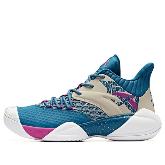 ANTA Basketball Series Sneakers Mid 'Blue Beige Purple' 11931605-14