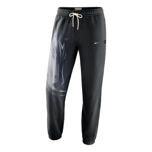 Nike Dallas Mavericks Standard Issue Fleece Pants 'Black White' IQ1471-010 - Nike Professional Edition