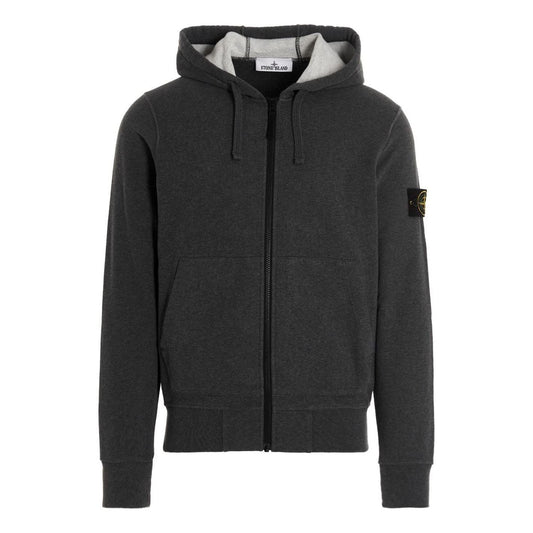 STONE ISLAND Patch Hoody Jacket 'Dark Grey' 771564220-V0M67