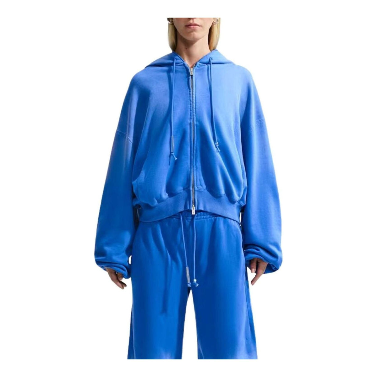 (WMNS) Nike Energy Studio Fleece Hoodie 'Blue' IM6092-405 - Nike Professional Edition